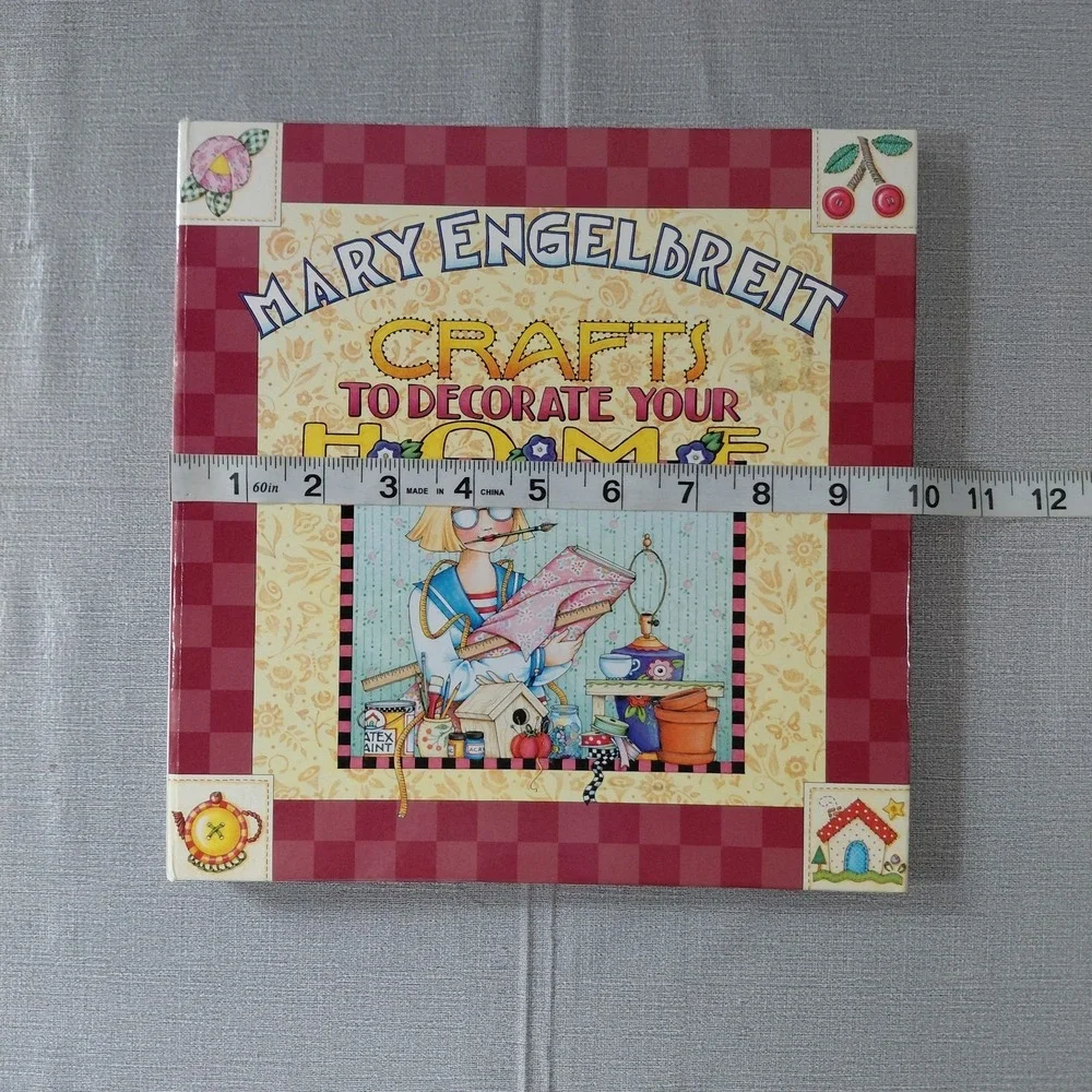 Mary Engelbreit Crafts To Decorate Your Home Book Hardcover Spiral Bound